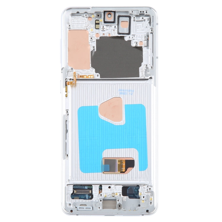 For Samsung Galaxy S21+ 5G SM-G996B 6.67 inch 6.67 inch OLED LCD Screen Digitizer Full Assembly with Frame(Silver) - free shipping - PMc TechLife - Order now!