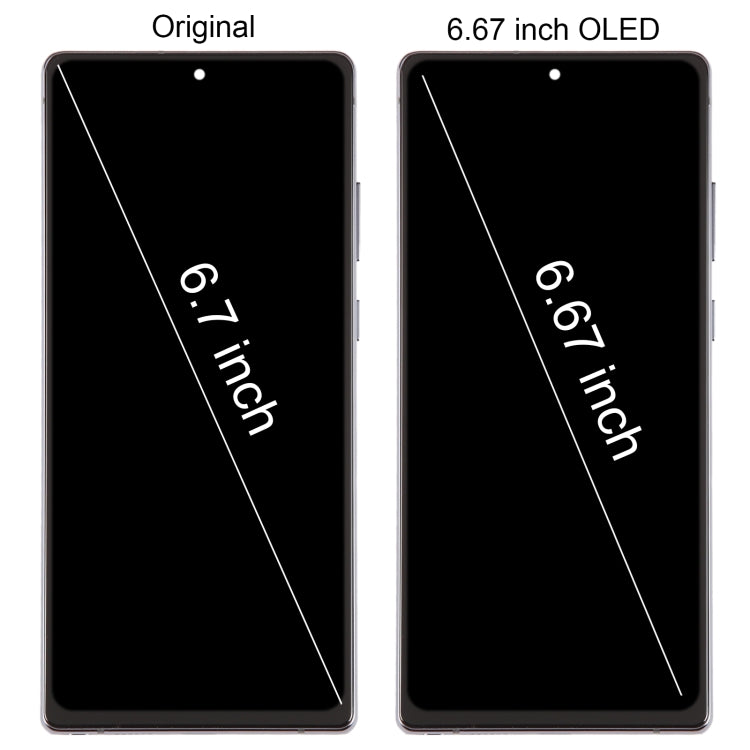 For Samsung Galaxy Note20 SM-N980 6.67 inch OLED LCD Screen Digitizer Full Assembly with Frame(Black) - free shipping - PMc TechLife - Order now!