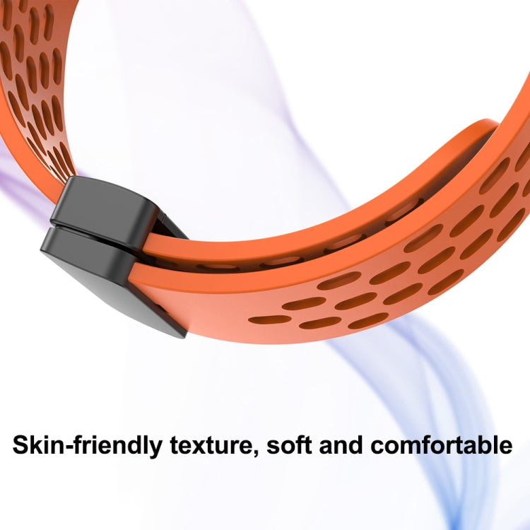 For Huawei Watch 4 / 4 Pro Magnetic Clasp Silicone Watch Band(Red) - Watch Bands by PMC TechLife | Online Shopping South Africa | PMC TechLife