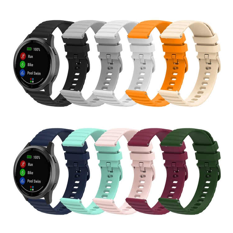 For Huawei Watch 4 / 4 Pro Wavy Dot Pattern Solid Color Silicone Watch Band(Black) - free shipping - PMC TechLife - Order now!