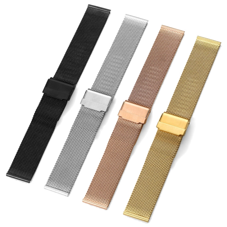 For Huawei Watch 4 / 4 Pro Milan Steel Mesh Double Buckle Watch Band(Black) - Watch Bands by PMC TechLife | Online Shopping South Africa | PMC TechLife | Buy Now Pay Later Mobicred