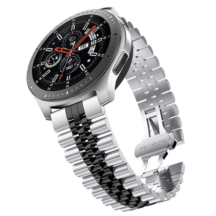For Huawei Watch 4 / 4 Pro Five Bead Stainless Steel Watch Band(Rose Gold) - Watch Bands by PMC TechLife | Online Shopping South Africa | PMC TechLife