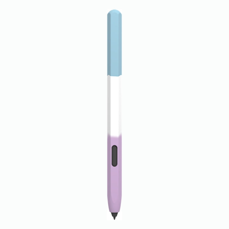 For Samsung Galaxy Tab S7 LOVE MEI Rainbow Liquid Silicone Protective Pen Case(Blue) - Pencil Accessories by LOVE MEI | Online Shopping South Africa | PMC TechLife | Buy Now Pay Later Mobicred