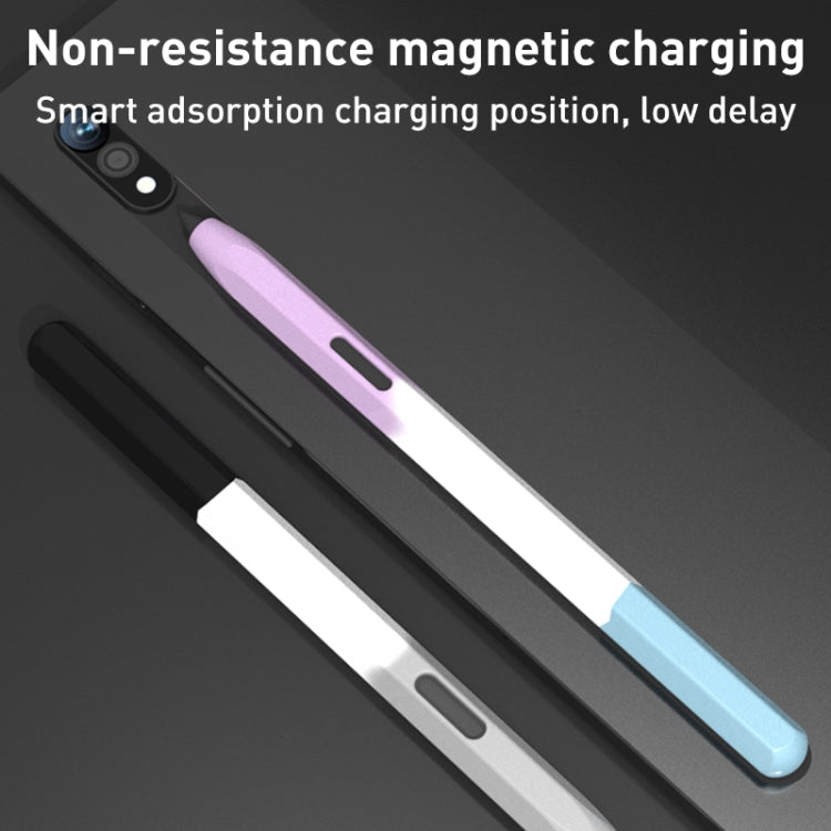 For Samsung Galaxy Tab S6 Lite LOVE MEI Rainbow Liquid Silicone Protective Pen Case(Purple) - free shipping - PMC TechLife - Order now!