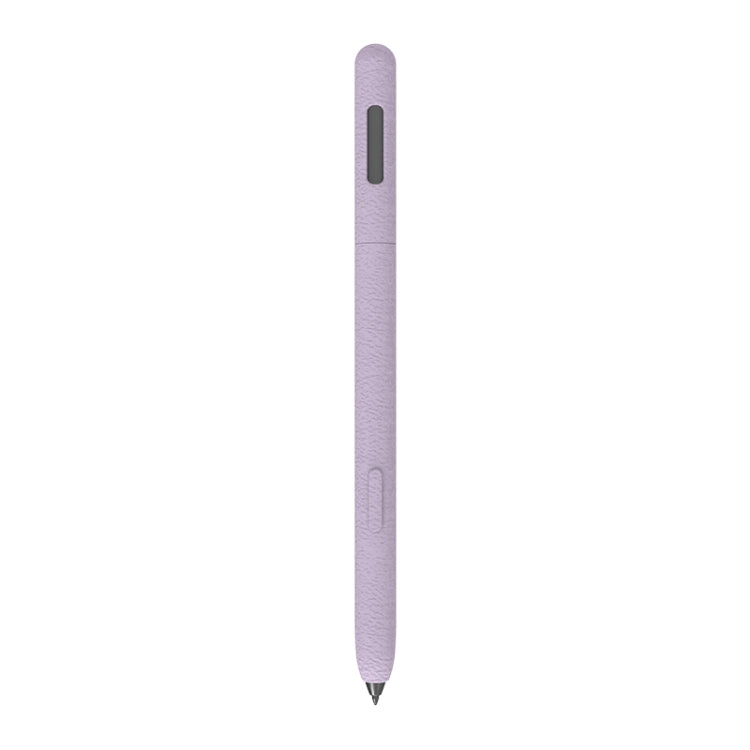 For Samsung Galaxy Tab S7 LOVE MEI Frosted Leather Texture Silicone Protective Pen Case(Purple) - Pencil Accessories by LOVE MEI | Online Shopping South Africa | PMC TechLife | Buy Now Pay Later Mobicred