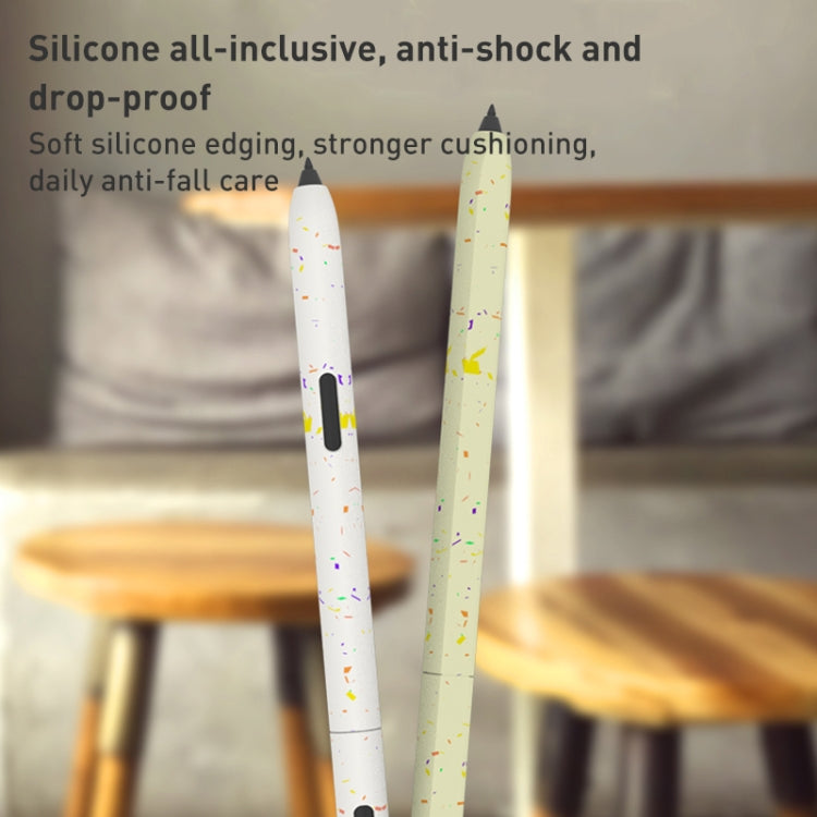 For Samsung Galaxy Tab S6 Lite LOVE MEI Luminous Silicone Protective Pen Case(White) - Pencil Accessories by LOVE MEI | Online Shopping South Africa | PMC TechLife | Buy Now Pay Later Mobicred