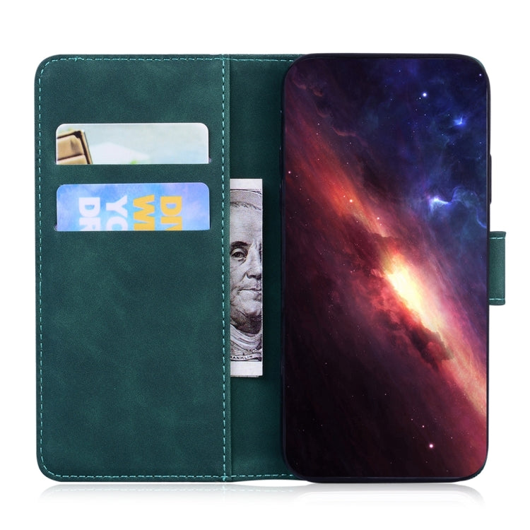 For Xiaomi Redmi Note 13 Pro+ 5G Skin Feel Pure Color Flip Leather Phone Case(Green) - Note 13 Pro+ Cases by PMC TechLife | Online Shopping South Africa | PMC TechLife | Buy Now Pay Later Mobicred