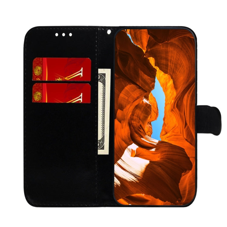 For Motorola Moto G Power 5G 2024 Colorful Magnetic Buckle Leather Phone Case(Black) - Motorola Cases by PMC Jewellery | Online Shopping South Africa | PMC Jewellery | Buy Now Pay Later Mobicred
