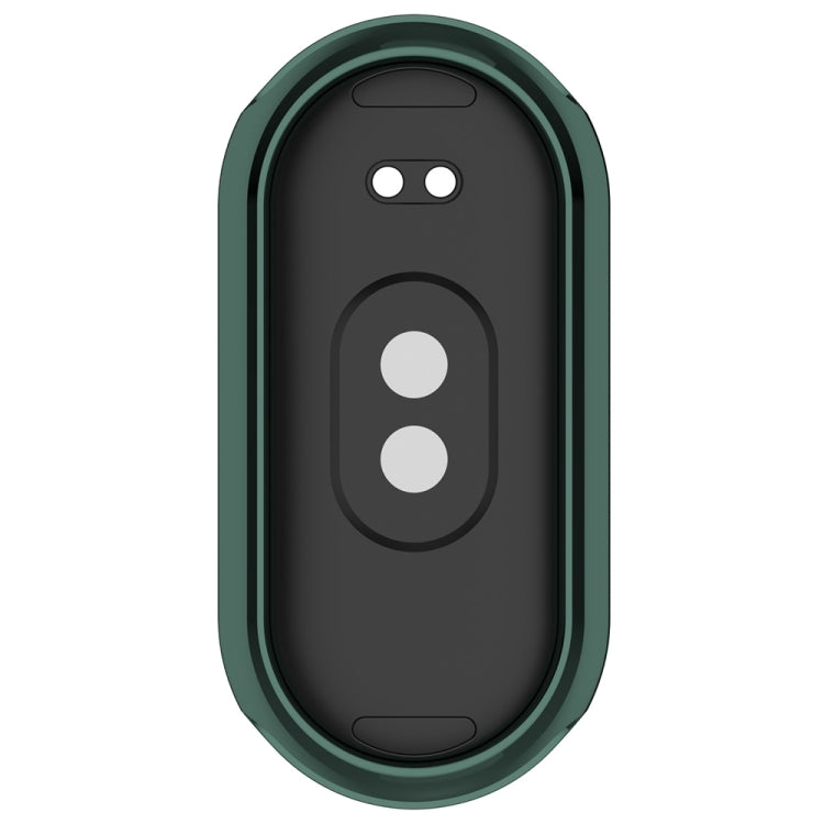 For Xiaomi Mi Band 8 Full Coverage TPU Electroplating Watch Protective Case(Green) - Watch Cases by PMC TechLife | Online Shopping South Africa | PMC TechLife