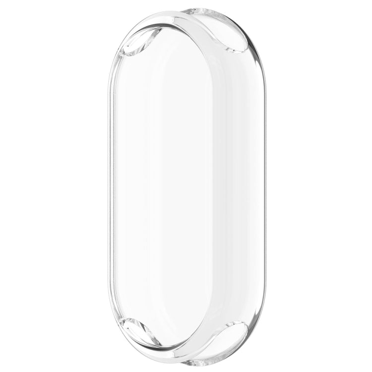 For Xiaomi Mi Band 8 Full Coverage TPU Electroplating Watch Protective Case(Transparent) - Watch Cases by PMC TechLife | Online Shopping South Africa | PMC TechLife