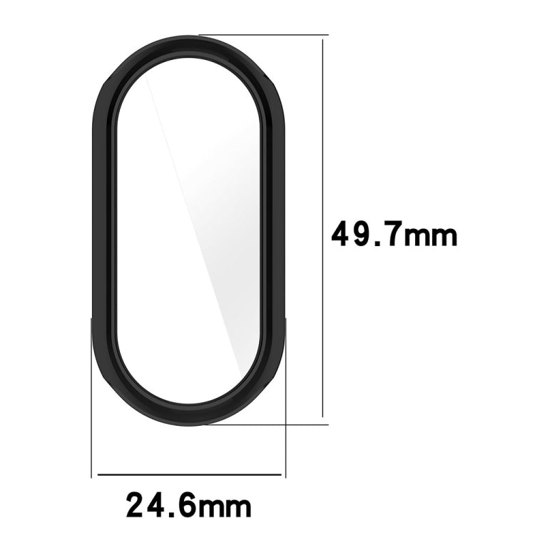 For Xiaomi Mi Band 8 Full Coverage TPU Electroplating Watch Protective Case(Transparent) - Watch Cases by PMC TechLife | Online Shopping South Africa | PMC TechLife