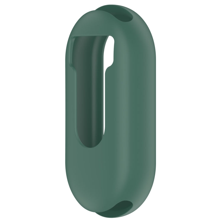 For Xiaomi Mi Band 8 Pure Color Silicone Watch Protective Case(Dark Green) - Watch Cases by PMC TechLife | Online Shopping South Africa | PMC TechLife