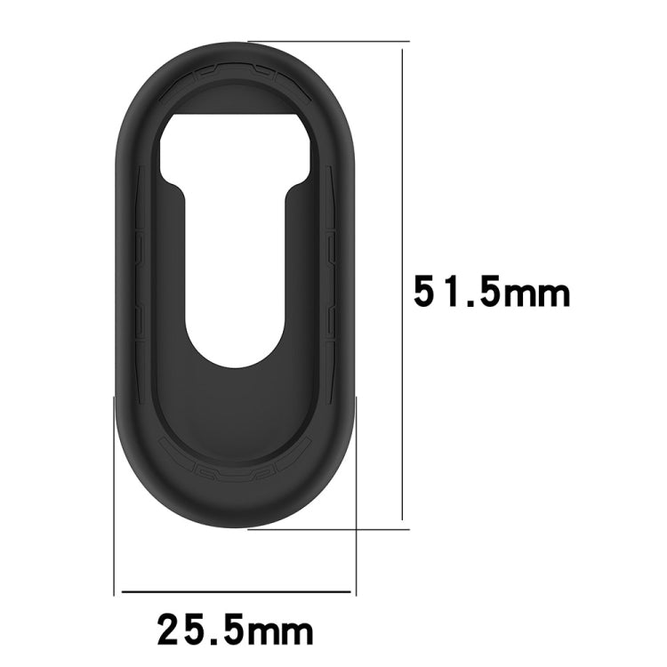 For Xiaomi Mi Band 8 Pure Color Silicone Watch Protective Case(Grey) - Watch Cases by PMC TechLife | Online Shopping South Africa | PMC TechLife