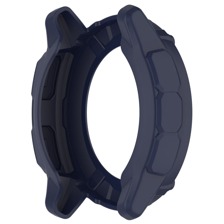 For Garmin Instinct 2X Armor Hollow Watch Protective Case(Midnight Blue) - Watch Cases by PMC TechLife | Online Shopping South Africa | PMC TechLife