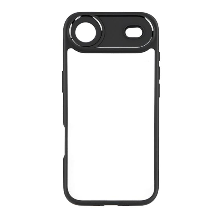 For iPhone 17 Air Frosted TPU + Transparent PC Phone Case(Black) - free shipping - PMc TechLife - Order now!