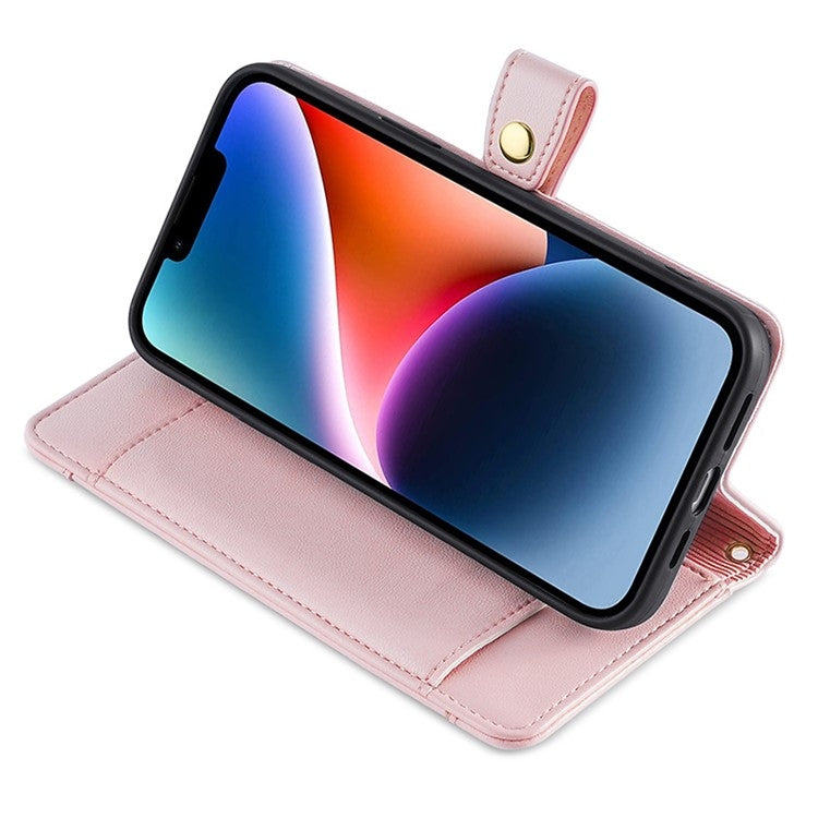For Huawei Mate 60 Pro / Pro+ Lite Sheep Texture Cross-body Zipper Wallet Leather Phone Case(Pink) - Huawei Cases by PMC TechLife | Online Shopping South Africa | PMC TechLife | Buy Now Pay Later Mobicred