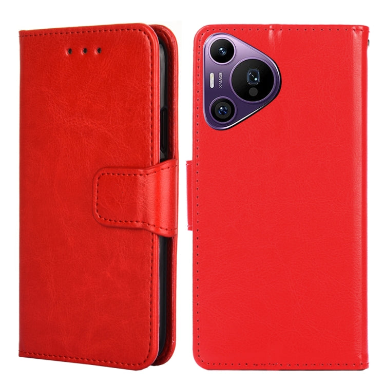For Huawei Pura 70 Pro / 70 Pro+ 5G Crystal Texture Leather Phone Case(Red) - Huawei Cases by PMC TechLife | Online Shopping South Africa | PMC TechLife | Buy Now Pay Later Mobicred