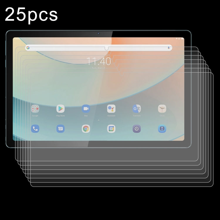 For Blackview Tab 11 25pcs 9H 0.3mm Explosion-proof Tempered Glass Film - Others by PMC TechLife | Online Shopping South Africa | PMC TechLife | Buy Now Pay Later Mobicred