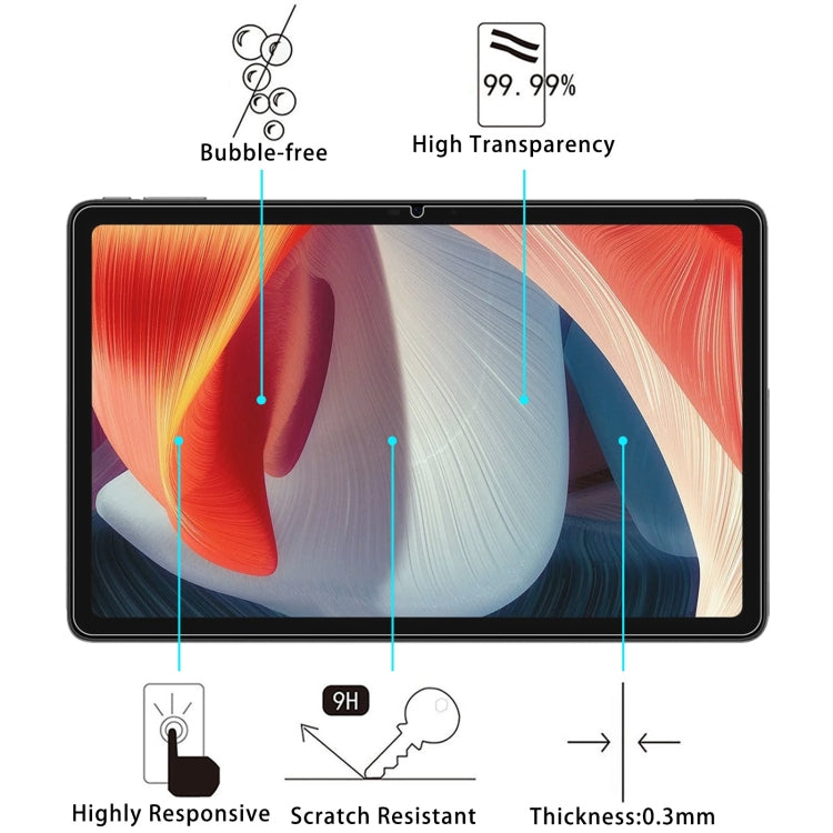 For DOOGEE T20 10.4 2pcs 9H 0.3mm Explosion-proof Tempered Glass Film - free shipping - PMC TechLife - Order now!