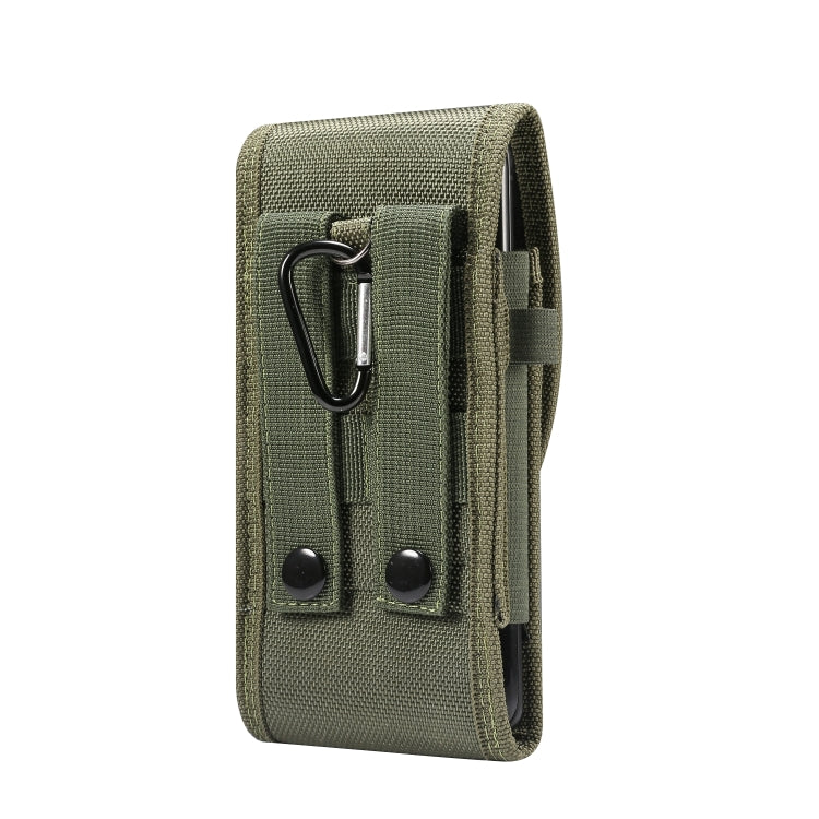 For 6.7 inch and Below Phones Multifunctional Universal Vertical Nylon Fabric Waist Bag Tactical Belt Bag(Green) - free shipping - PMC TechLife - Order now!