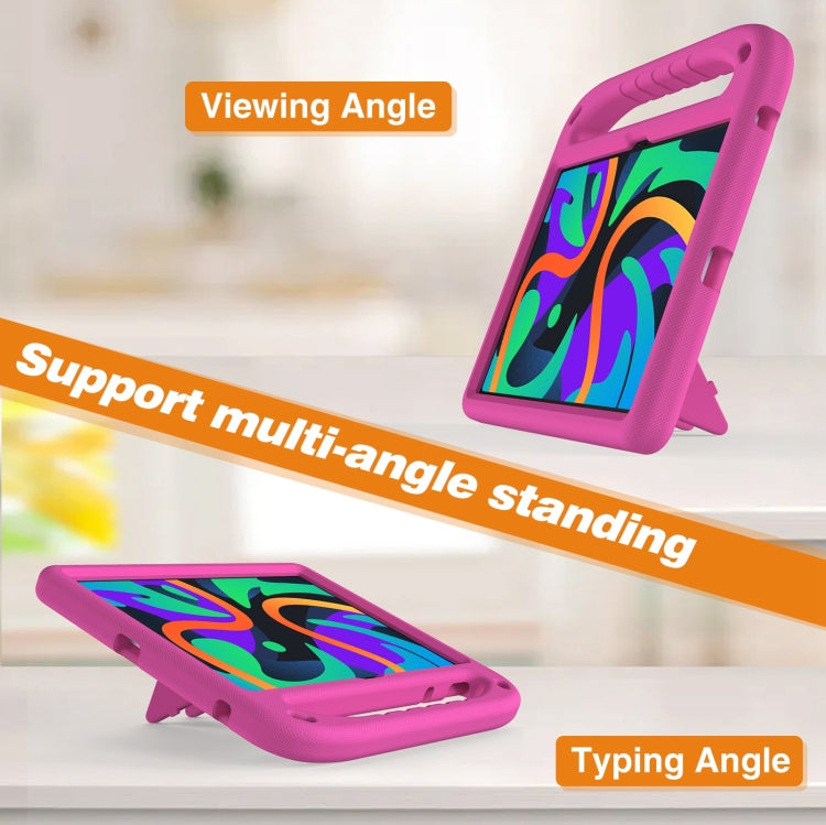 For Lenovo Tab M11/ Xiaoxin Pad 11 2024 Handle Portable EVA Shockproof Tablet Case(Rose Red) - Lenovo by PMC TechLife | Online Shopping South Africa | PMC TechLife | Buy Now Pay Later Mobicred