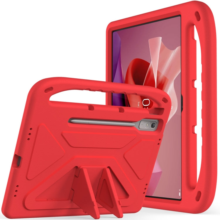 For Lenovo Tab P12 12.7 Handle Portable EVA Shockproof Tablet Case(Red) - Lenovo by PMC TechLife | Online Shopping South Africa | PMC TechLife | Buy Now Pay Later Mobicred