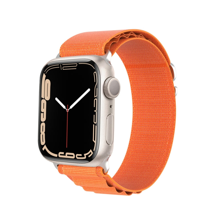 For Apple Watch Series 4 44mm DUX DUCIS GS Series Nylon Loop Watch Band(Orange) - free shipping - PMC Jewellery - Order now!