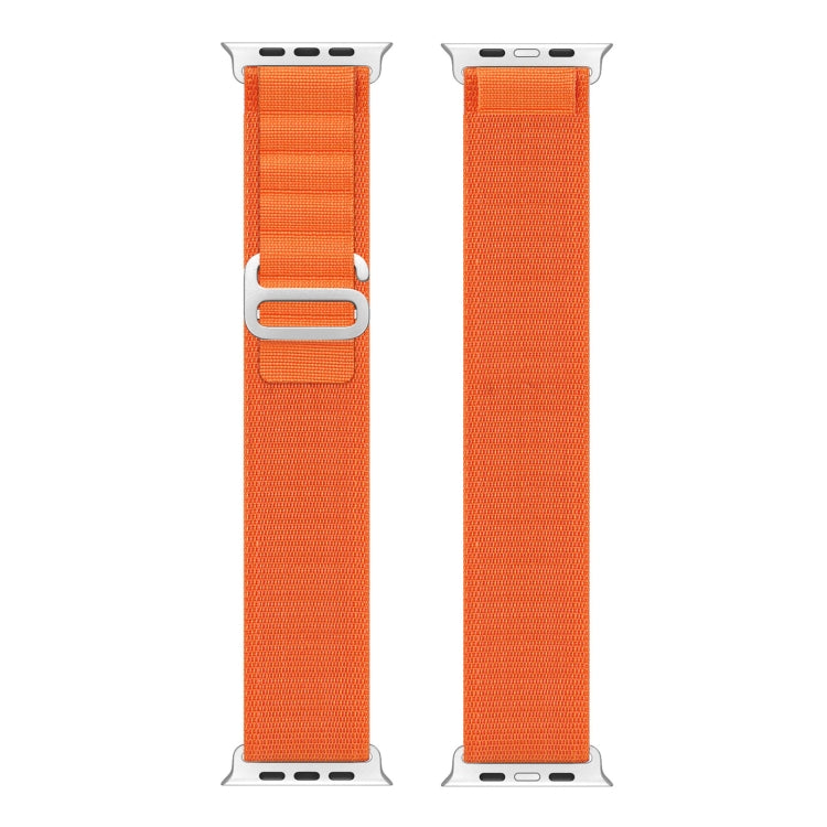 For Apple Watch Series 4 44mm DUX DUCIS GS Series Nylon Loop Watch Band(Orange) - free shipping - PMC Jewellery - Order now!