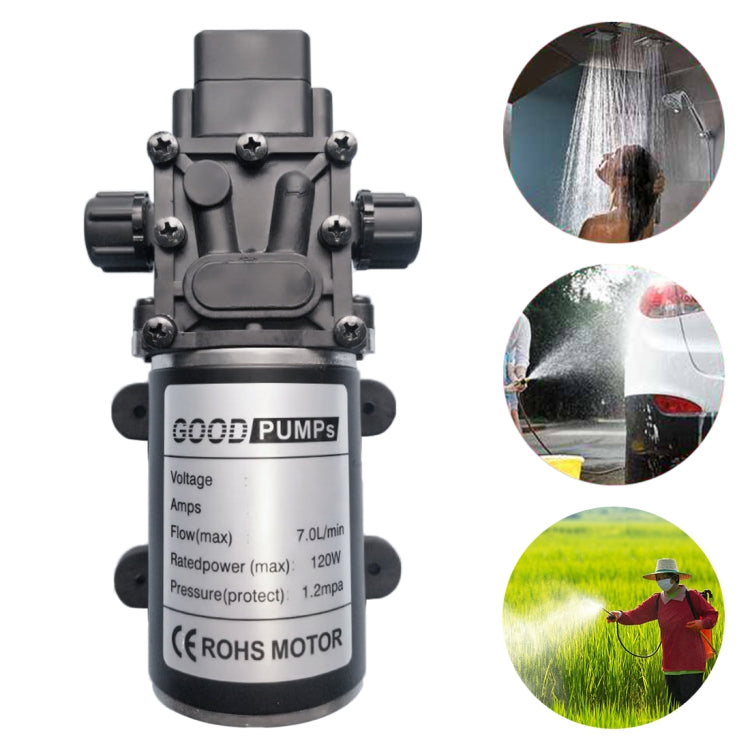 3216YB DC Intelligent Diaphragm Pump Anti-epidemic Disinfection Automatic Spraying Spray High-pressure Pump Thread on Both Sides Positive Pump - Watering & Irrigation by PMc TechLife | Online Shopping South Africa | PMc TechLife | Buy Now Pay Later Mobicred