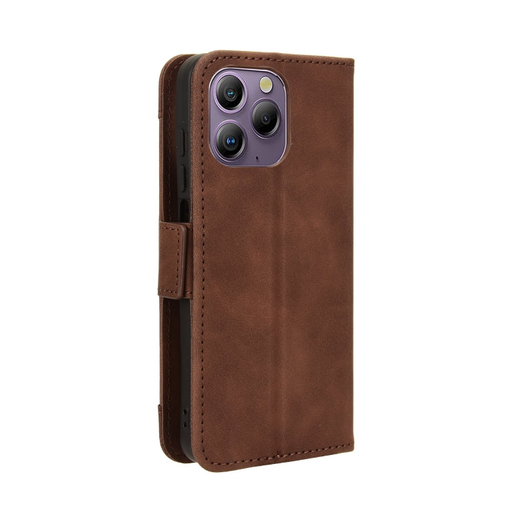 For Blackview A96 Skin Feel Calf Texture Card Slots Leather Phone Case(Brown) - More Brand by PMC TechLife | Online Shopping South Africa | PMC TechLife