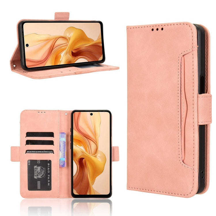 For Ulefone Note 18 Ultra Skin Feel Calf Texture Card Slots Leather Phone Case(Pink) - Ulefone Cases by PMC Jewellery | Online Shopping South Africa | PMC Jewellery | Buy Now Pay Later Mobicred