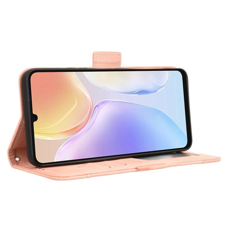 For Ulefone Note 20 Pro Skin Feel Calf Texture Card Slots Leather Phone Case(Pink) - Ulefone Cases by PMC TechLife | Online Shopping South Africa | PMC TechLife | Buy Now Pay Later Mobicred
