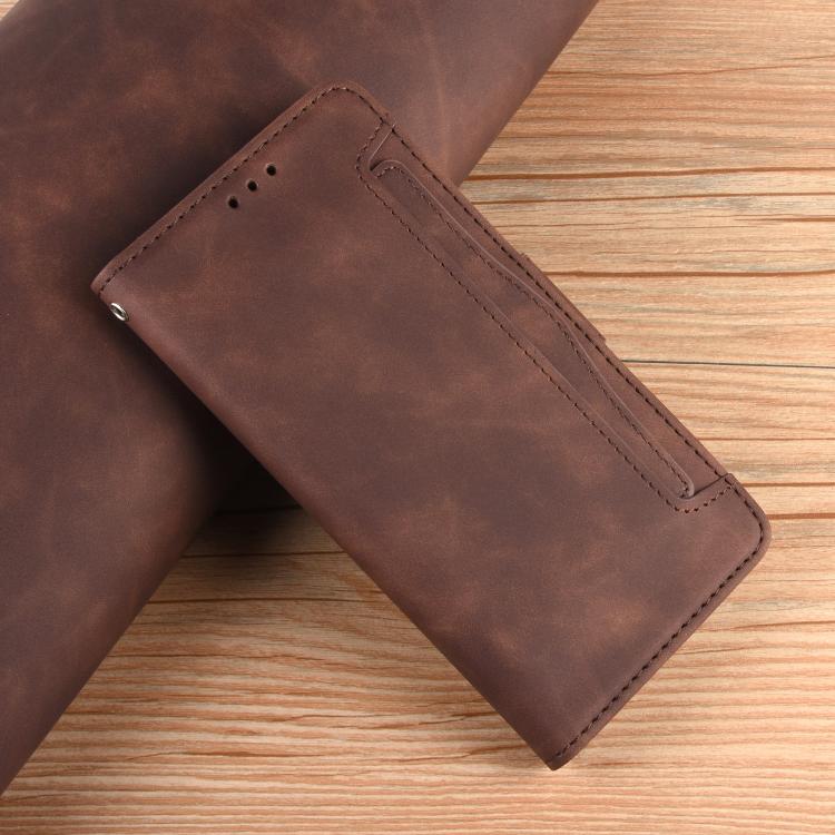For Ulefone Note 20 Pro Skin Feel Calf Texture Card Slots Leather Phone Case(Brown) - Ulefone Cases by PMC TechLife | Online Shopping South Africa | PMC TechLife | Buy Now Pay Later Mobicred
