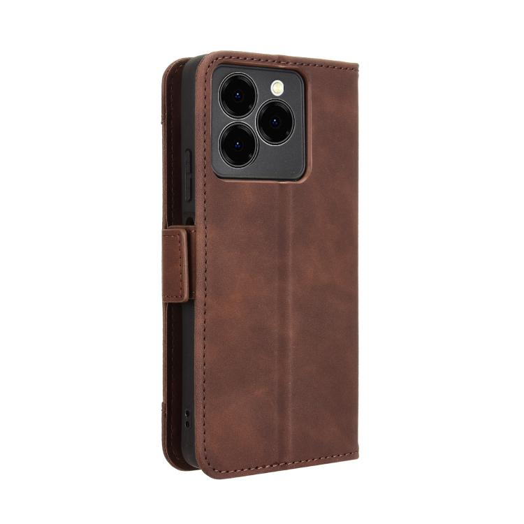 For Ulefone Note 20 Pro Skin Feel Calf Texture Card Slots Leather Phone Case(Brown) - Ulefone Cases by PMC TechLife | Online Shopping South Africa | PMC TechLife | Buy Now Pay Later Mobicred