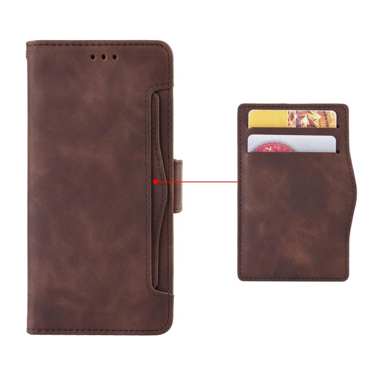 For Ulefone Note 20 Pro Skin Feel Calf Texture Card Slots Leather Phone Case(Brown) - Ulefone Cases by PMC TechLife | Online Shopping South Africa | PMC TechLife | Buy Now Pay Later Mobicred