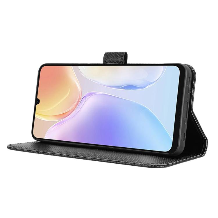 For Ulefone Note 20 Pro Diamond Texture Leather Phone Case(Black) - Ulefone Cases by PMC TechLife | Online Shopping South Africa | PMC TechLife | Buy Now Pay Later Mobicred