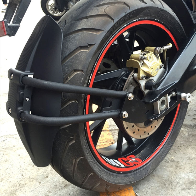 Motorcycle Stainless Steel Modified Rear Wheel Fender Dustproof Splash Flaps Mudguards Fender Guard, Style:A Style Foot - Others by PMC TechLife | Online Shopping South Africa | PMC TechLife | Buy Now Pay Later Mobicred