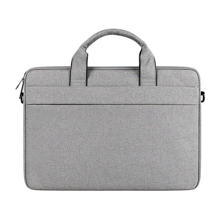 For 15.6 inch ST01S Waterproof Oxford Laptop Diagonal Shoulder Handbag(Light Grey) - free shipping - PMC Jewellery - Order now!