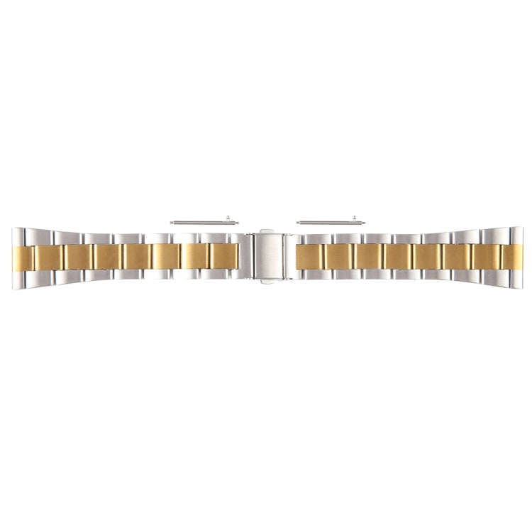 For Huawei Watch 4 22mm Three-bead Stainless Steel Watch Band(Silver Gold) - free shipping - PMC TechLife - Order now!