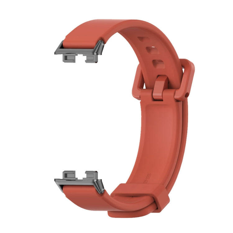 For Huawei Band 8 / 9 / 10 Mijobs Silicone Breathable Watch Band(Orange+Black) - free shipping - PMc TechLife - Order now!