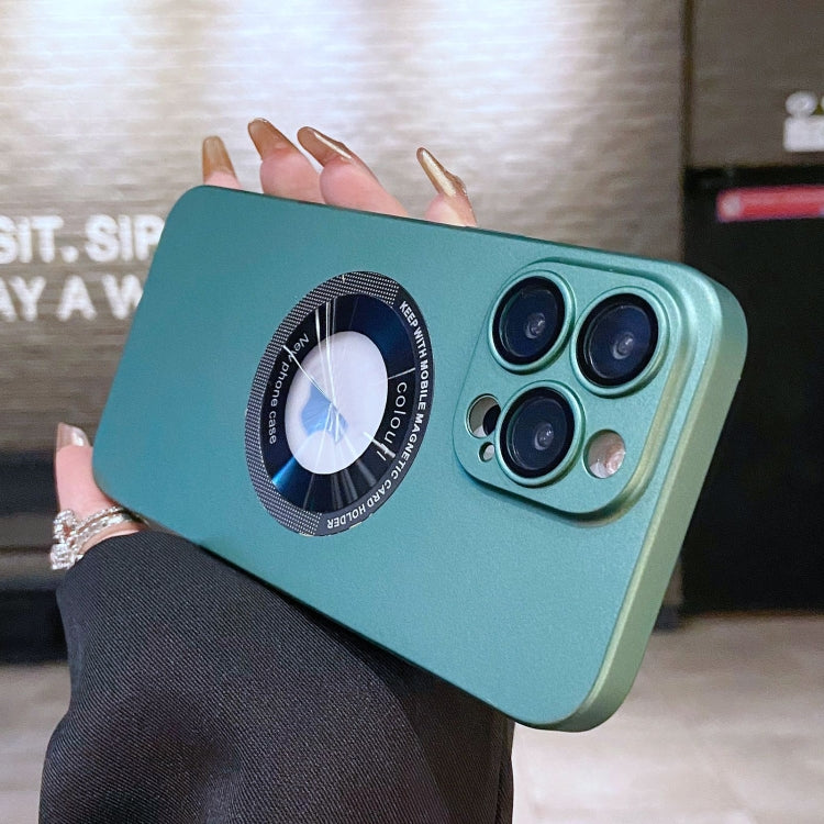 For iPhone 13 Pro Electroplating Oil Injection Magsafe Magnetic PC Phone Case(Green) - iPhone 13 Pro Cases by PMC TechLife | Online Shopping South Africa | PMC TechLife | Buy Now Pay Later Mobicred