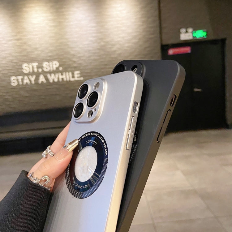 For iPhone 12 Pro Max Electroplating Oil Injection Magsafe Magnetic PC Phone Case(Green) - iPhone 12 Pro Max Cases by PMC TechLife | Online Shopping South Africa | PMC TechLife