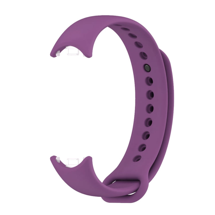 For Xiaomi Smart Band 10 / 9 / 8 Mijobs Solid Color Silicone Watch Band(Purple) - free shipping - PMC TechLife - Order now!