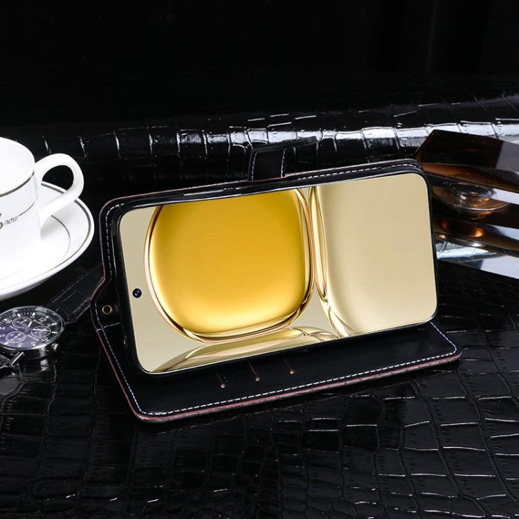 For vivo V30 idewei Crocodile Texture Leather Phone Case(Red) - vivo Cases by idewei | Online Shopping South Africa | PMC TechLife | Buy Now Pay Later Mobicred