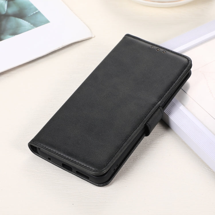 For OPPO Reno11 5G Global Cow Texture Flip Leather Phone Case(Black) - Reno11 Cases by PMC TechLife | Online Shopping South Africa | PMC TechLife | Buy Now Pay Later Mobicred
