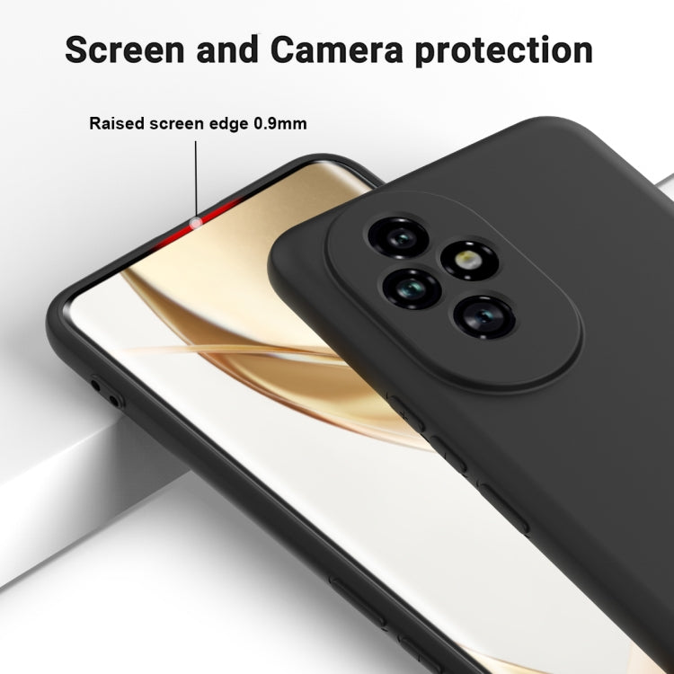 For Honor 200 Solid Color Liquid Silicone Dropproof Full Coverage Phone Case(Black) - free shipping - PMC TechLife - Order now!