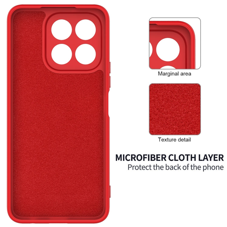 For Honor X6b 4G Solid Color Liquid Silicone Dropproof Full Coverage Phone Case(Red) - free shipping - PMC TechLife - Order now!