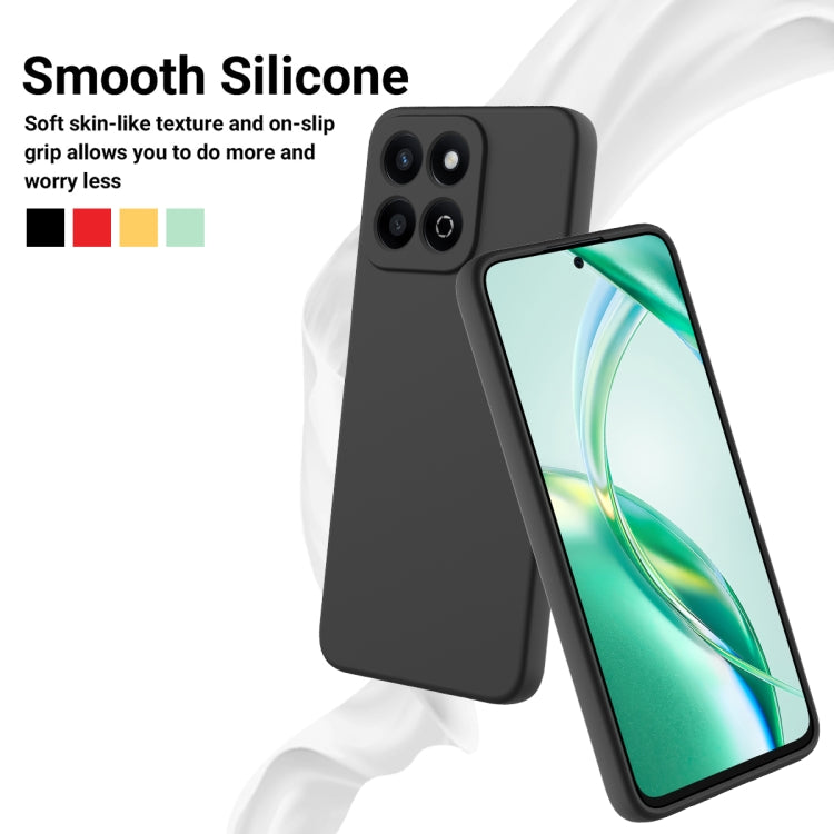 For Honor X7c / Play 200 Plus Solid Color Liquid Silicone Dropproof Full Coverage Phone Case(Black) - free shipping - PMC TechLife - Order now!
