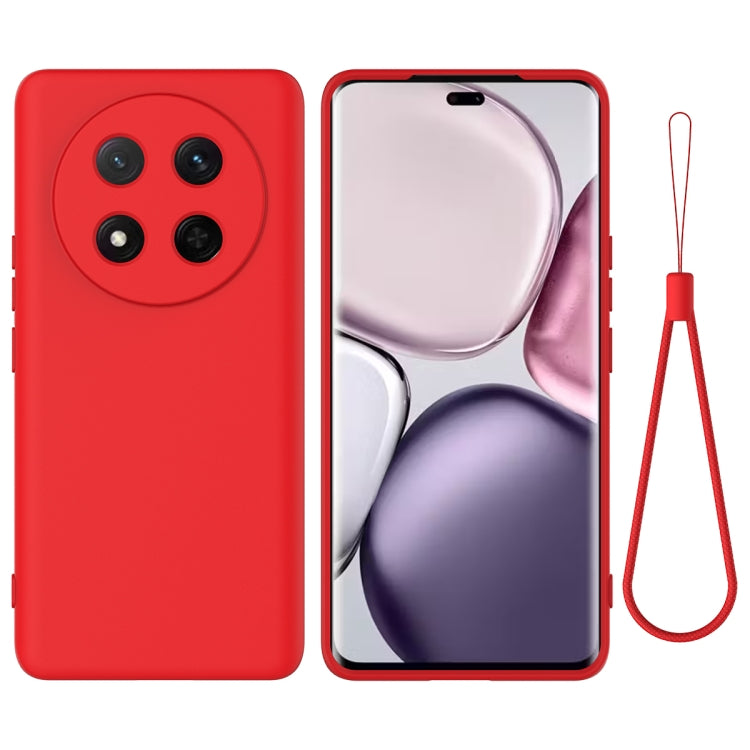 For Honor X9c / X60 Pro 5G Solid Color Liquid Silicone Dropproof Full Coverage Phone Case(Red) - free shipping - PMC TechLife - Order now!