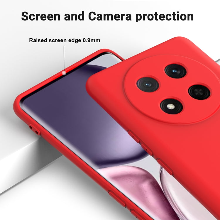 For Honor X9c / X60 Pro 5G Solid Color Liquid Silicone Dropproof Full Coverage Phone Case(Red) - free shipping - PMC TechLife - Order now!